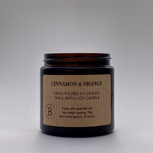 Cinnamon & Orange Soy Candle